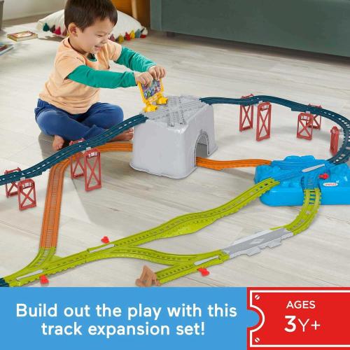Thomas & Friends Toy Train Tracks Set, Connect & Build Bucket, 34-Piece Expansion Pack for Diecast & Motorized Trains, Age 3  Years (Amazon Exclusive)
