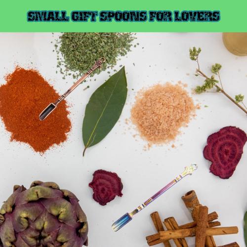 Mini Spoon Metal Medicine Spoon Shovel,Mini Shovel Home Supplies Pendants Necklace (MULTICOLOR)