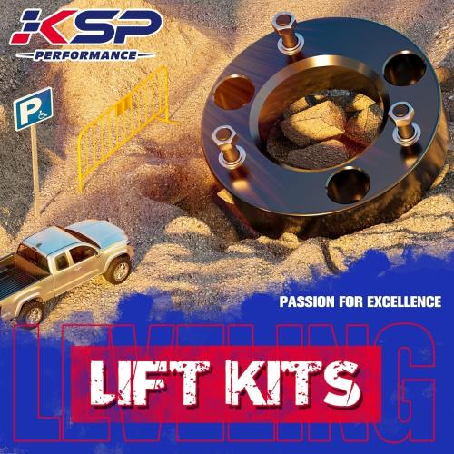 KSP 2.5 Front Leveling Lift Kits for F150 2004-2026, 2.5in Chassis Level Kit Compatible With Expedition 2003-2018, Mark LT, 2pcs Auminum Suspension Strut Spacers Work On shock Absorber