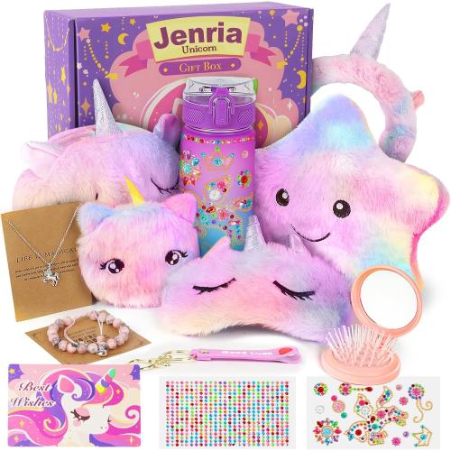 Jenria Unicorn Gifts for Girls, Christmas Birthday Gifts for Girls Age 3 4 5 6 7 8 9 10 Years Old Girl Birthday Gift Ideas, Girls Toys Age 6-8, Unicorn Toys for Daughter, Niece
