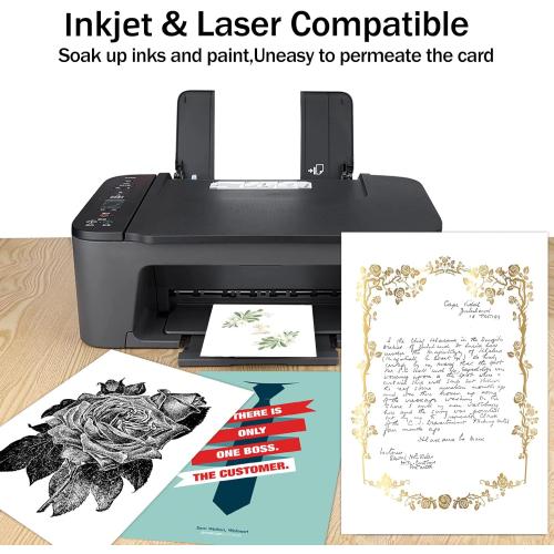 13 x 19 White Cardstock Goefun Heavy-Weight Cover Card Stock  Thick Printer Paper for Inkjet or Laser Printers, Photos, Poster, Menu, Demo Board, Flip Chart