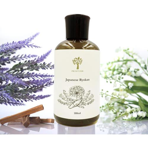 PRISTINE Japanese Ryokan/Inspired by Shang Hotel Reed Diffuser Refill with Free Reed Sticks | Fresh Lavender, Sandalwood Oil Diffuser Refills | Premium Hotel Lobby Reed Diffuser Oil Refill