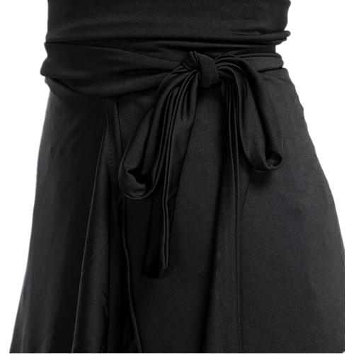 Women 2XL Latin Salsa Tango Dance Skirt Dress Skate Wrap Scarf Dancewear Swing Rumba ChaCha Ballroom Costume