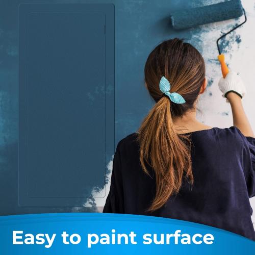 Size 14x29 Color White Access Panel for Drywall - 14 x 29 inch - Wall Hole Cover - Access Door - Plumbing Access Panel for Drywall - Heavy Durable Plastic White