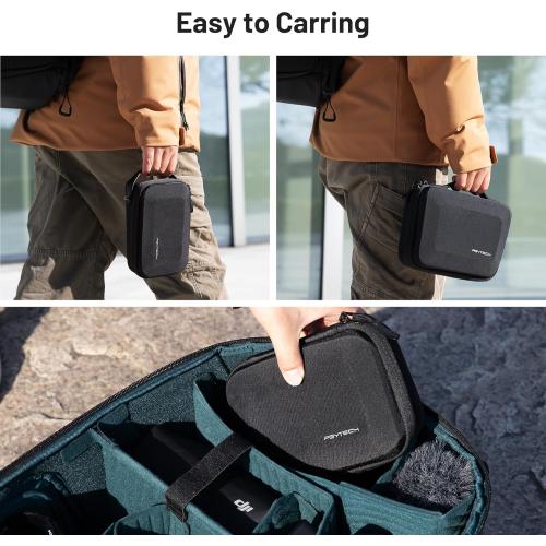 PGYTECH Camera Carrying Case, Storage Box Handbag for OSMO ACTION, DJI Pocket, Gopro Hero, DJI FPV Battery Carrying Bag for Mobile 3