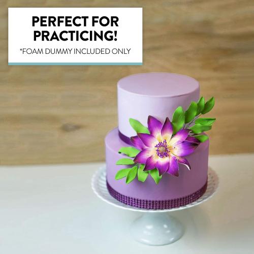 Global Sugar Art 16 x 5 Inch Cake Dummy – Styrofoam Fake Cake for Decorating, Display & Practice (Multiple Sizes Avail) ‼️unused ‼️