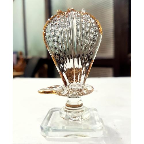 Glass Shiva Lingam Shiv Ling Idol Murti for Daily Pooja Purpose, and Home Decor.