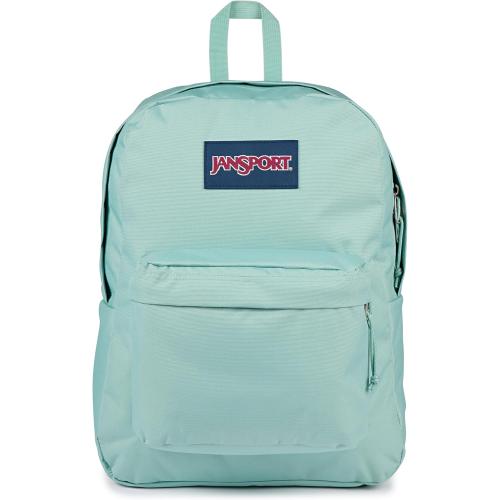 JanSport SuperBreak One Backpack - Durable, Lightweight Bag with 1 Main Compartment, Front Utility Pocket with Built-in Organizer, Premium Backpack, Faded Sage