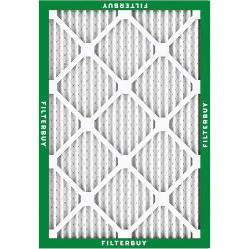 Filterbuy 18x20x1 Air Filter MERV 8 Essential Dust & Allergy Defense (4-Pack), Electrostatic Pleated HVAC AC Furnace Filters Replacement (Actual Size: 17.50 x 19.50 x 0.75)