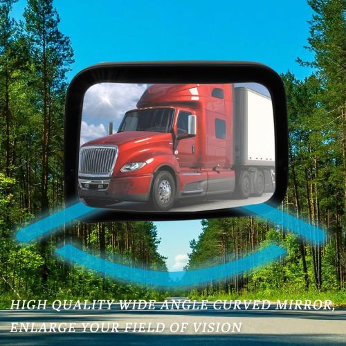 Chrome Hood Mirror Replacement International Lt 625 2018  Truck Driver Left Side Mirrors