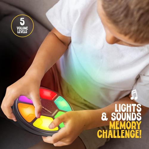 Memory Game for Kids - Easter Basket Stuffers for Boys & Girls - 6 7 8 9 10 11 Year Old Boy Birthday Gifts - Toys for 10 Year Old Boy - Handheld Car Travel Road Kids Game for Ages 4-8, 6-8, 8-12 Years