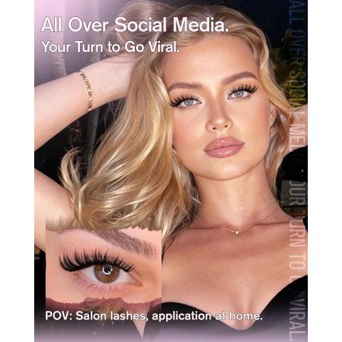 EYDEVRO Bunny Lash Clusters Manga Eyelash Clusters Wet Look Fairy Wispy Cluster Eyelash Extensions Anime Cluster Lashes 120 Pcs 10-16mm C Curl DIY Lash Extensions