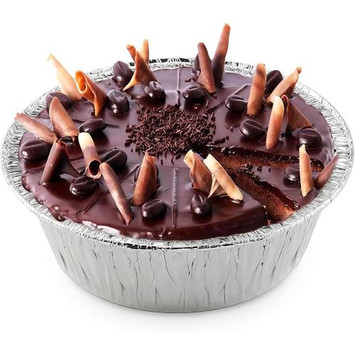 100 Pack 4 Round Tart Pie Foil Pans - Disposable Aluminum Foil Tart & Pie Tins for Baking, Cooking, Storage or Reheating