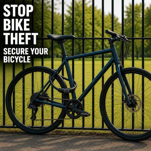 2 Pack Bike Lock Cable 4 Ft Resettable Combination Bicycle Lock 10mm Steel for Bikes Scooters Gates Outdoor Use Black