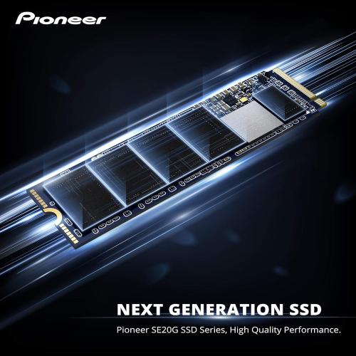 Pioneer 2TB NVMe SSD PCIe M.2 2280 Gen 3x4 TLC Internal High Speed Read/Write up to 3400/3000MB/s Solid State Drive, 1600 TBW, PC Laptop Compatible (APS-SE20G-1T)
