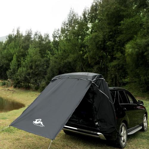 2025 New SUV Tailgate Tent with Poles Waterproof Windproof, Car Camping Accessories Awnings & Shelters, for Medium to Large Size SUV/Van/MPV/CUV (Large)