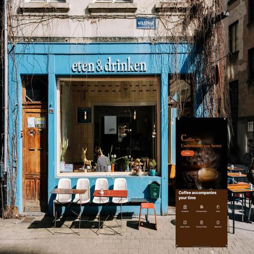 Size 24 x 63 x32x78 X Banner Stand Adjustable Fit Banner 24 x 63 to 32 x 78 Inch, Portable Travel Bag, Bigger, More Adaptable Advertising, Stores, Tradeshow, Restaurant, Event, Birthday & Party (1 PACK)