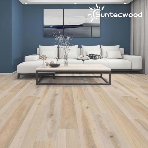 SPC Luxury Vinyl Flooring 5mm Thick | Waterproof Click Lock Rigid Core | IXPE Soundproof Underlayment | Easy Install Wood Look Plank​,10 Planks (21.5 Sq. Ft) (Hickory)