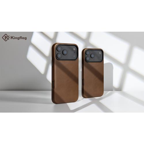 Leather Case Compatible with iPhone 17 Pro Max 6.9'', Rustic Brown