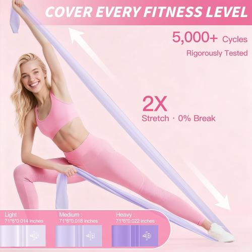 Pilates Kit, Home Pilates Workout Kit for Women, Pilates Equipment with 14.5 Pilates Ring and Ball, Resistance Bands, Ankle Weights, Sliders & Grip Socks Accessories for Starter Home Workouts