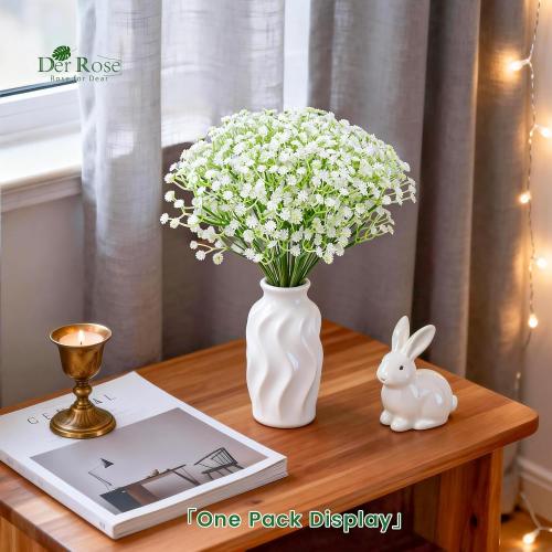 24Pcs Babys Breath Artificial Flowers Bulk, 11in Stems for Vase DIY Decor