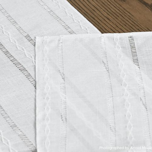 Artoid Mode Rustic Cotton Linen Table Runner, Seasonal Embroidered Hollow Kitchen Dining Table Decoration for Home Party Decor 13x108 Inch