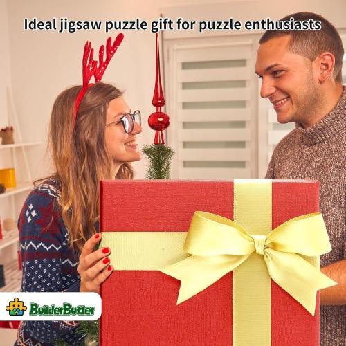 1500 Pieces Rotating Puzzle Board with 4 Drawers,34.25x25.2 Portable Wooden Jigsaw Puzzle Table with Lazy Susan Spinning Cover for Adults