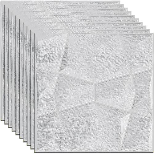 Set of 30PCS Size 13.8x13.8 Wall Panels Peel and Stick Foam Brick Wallpaper Peel and Stick Faux Stone Wall Panel Self-Adhesive Wallpaper ，13.8 * 13.8 Inch