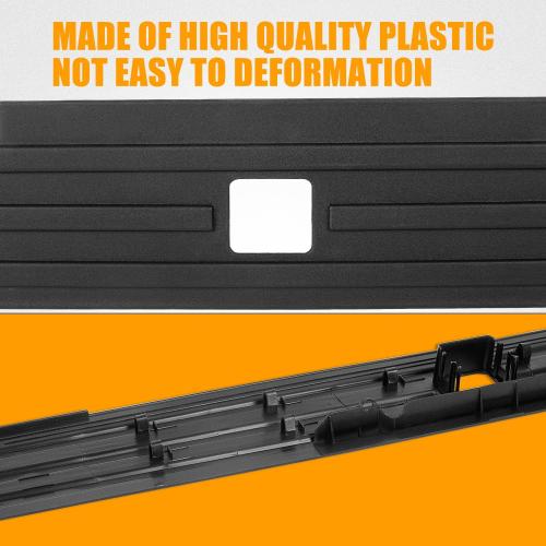 RANSOTO Tailgate Molding Top Trim Cap Compatible with 2015 2016 2017 2018 2019 2020 Ford F-150 F150 Flexible Step Center Piece Protector Cover Replaces FO1904135