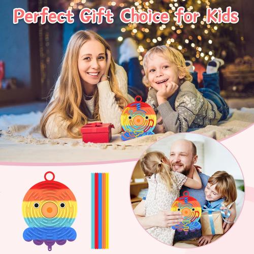 Silicone Sensory Activity Board,Double-Sided Busy Board for Fine Motor Skill,Fidget Toy for Calming, Stress, Anxiety, ADHD, Autism, Silent, No Mess, Kids 3  & Adults(Octopus,Colorful)