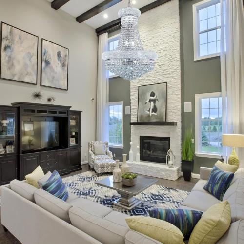 12 - Light Unique Empire Crystal Chandelier for Foyer Entrance Living Room Dining Room Bedroom Entryway Chrome Finish