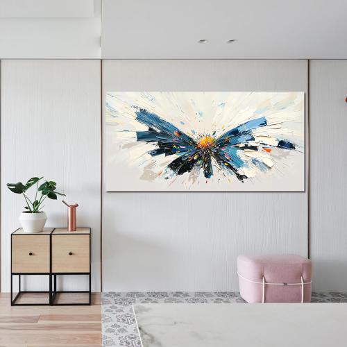Canvas Wall Art Decor Abstract Modern Wall Art for Living Room Abstract Canvas Art Wall Decor Butterfly Wall Art Pictures Large Colorful Wall Art Prints Artwork for Walls Office Home Decor 24 X 48