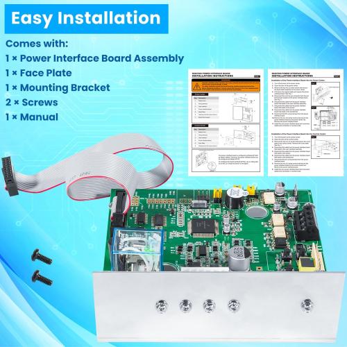 R0467600 PCB Power Interface Replacement for Zodiac Jandy AquaPure AquaLink Nature2 Fusion Purelink Clormatic Pool Spa Water Purification System Power Control Center Printed Circuit Board Assembly