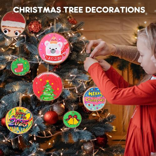 EPUMP Glow in the Dark Wooden Painting Kit for Kids - Arts and Crafts Kit Creative Activity Toy, Art Kits Birthday Gift for Boys Girls Age 6 7 8 9 10 11 12 Years Old, Fun Indoor Outdoor Activities