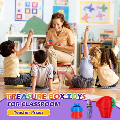 16PCS 3D Printed Fidget Toys, Sensory Toys for Kids with Autism ADHD, Classroom Treasure Box & Calm Down Corner Must Haves, Stress Relief Gifts for Kids Teens Adults