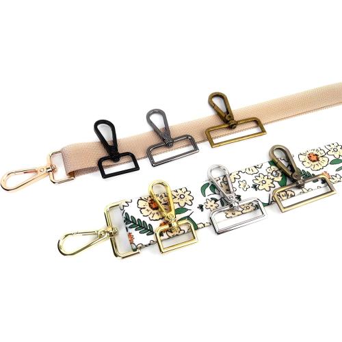 10 Pcs D Ring Swivel Lobster Claw Clasps Push Gate Snap Hooks Trigger Clips for Purse Keychain Strap Making