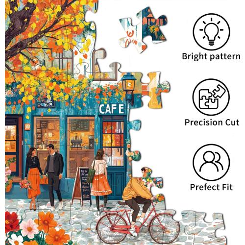 Jigsaw Puzzles for Adults 1000 Pieces, Interlock Perfectly No Dust, Impossible Difficult Hard Fun 1000 Piece Jigsaw Puzzles for Adults-1:1 Poster-Romantic Time