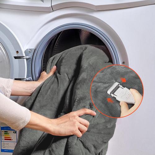 Heated Blanket Electric Throw, Grey, 50x60