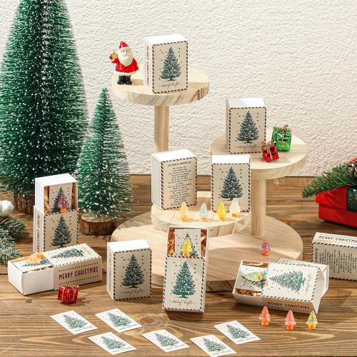 12 Sets Emotional Support Appreciation Gift Bulk for Employee Christmas Tree Positive Resin Team Building Small Thank You Gifts for Staff Coworkers Christmas Appreciation Day