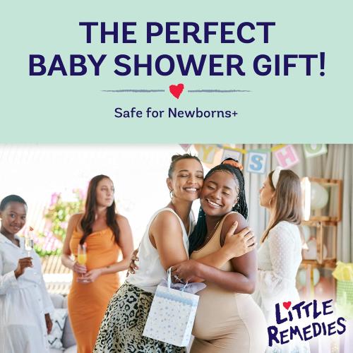 Little Remedies New Baby Essentials Kit with Saline Nasal Spray, Diaper Rash Cream, Gas Relief Drops, Gripe Water & More, Safe for Newborns