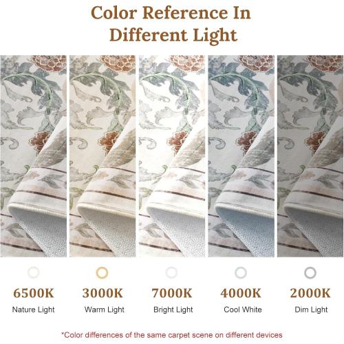 AMTOVO 8x10 Washable Area Rugs for Living Room, Non-Slip&Non-Shedding Large Soft Boho Floral Vintage Accent Print Carpet for Bedroom Dorm Dining Room Farmhouse Nursery Playroom Home Office, Beige