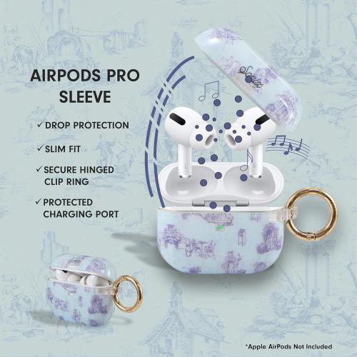 Sonix Cases for AirPods Pro (1st Gen) - Hard Cover, Protective Case for Apple AirPods Pro Gen 1 | Bleu Toile