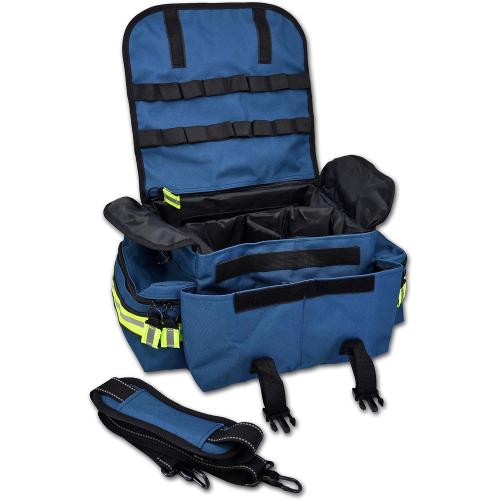 Lightning extra Small Medic First Responder EMT Trauma Bag Stocked First Aid Fill Kit A Navy Blue