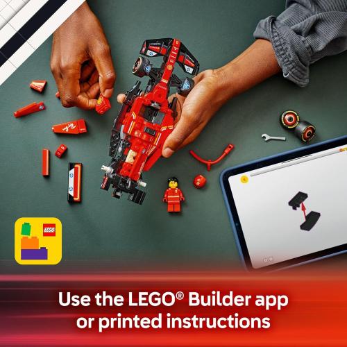 LEGO Speed Champions Ferrari SF-24 F1 Race Car Toys - Building Sets for Kids, Boys & Girls, Ages 10  - Ferrari F1 Model Car Kits for Display or Play - Gift Ideas for Birthdays and Fans - 77242