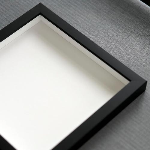 13x39 Shadow Box Frame Contemporary Black | 3/4 Depth of Usable Space| Interior Size 13x39 or 39x13 Inches| UV Resistant Acrylic, Acid-Free Backing, Wall Hangers | Made in USA