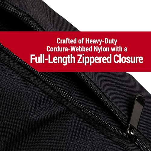 VidPro TC-45 Tripod Carrying Case - Heavy Duty Nylon Bag with Shoulder Straps and Handles - Compact Case with Full Length Zippered Closure Plus External Pocket Fits Tripod with Head up to 45 Inches