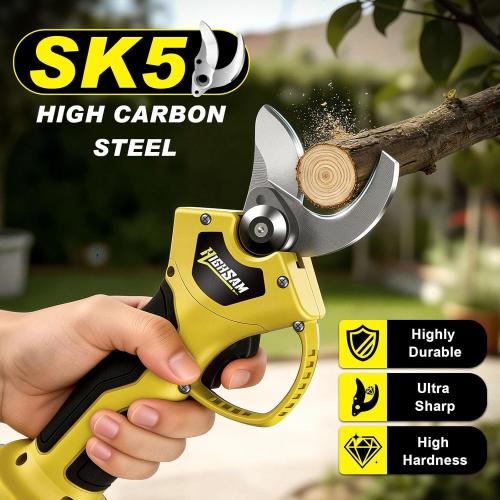 4-in-1 Cordless Pole saw Pruning Set,Electric Pruning Shears & 8 Inch pole saws for tree trimming with 13.8ft Max Extension Pole,Brushless Motor,Two 4.0Ah Batteries, Electric Pole Saw Tree Trimming