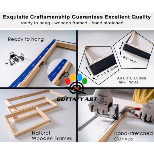 Kitchen Wall Decor Canvas Art, Colorful Ingredient Vegetable and Fruit Canvas Print for Dining Room Decor, Vintage Condiment Picture Kitchen Framed Painting for Restaurant Decor (18x24 Inches)