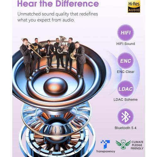 MUSICOZY Sleep Headphones Bluetooth Headband, 14 Hours Playtime, Sports Sweat Resistant with Hi-Fi Stereo for Workout Running