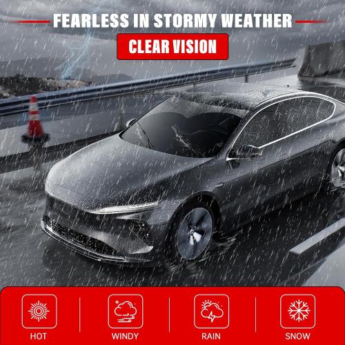 Windshield Wiper Blades Replacement for 2007-2017 Jeep Wrangler 2008-2018 Wrangler JK Original Factory Quality Front Rear Wipers Blade Set for My Car - 15 15 13 (Pack of 3)